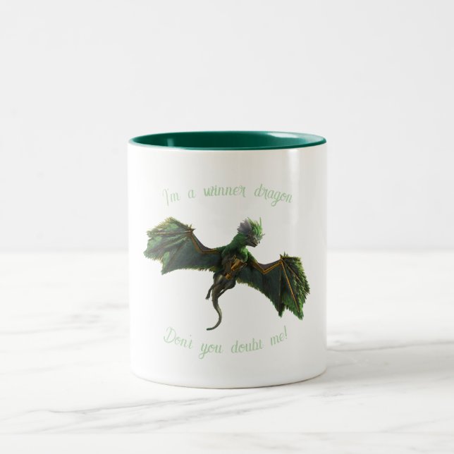 Winner dragon Two-Tone coffee mug (Center)