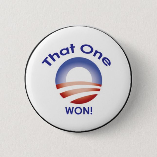 Winner Is 2 Inch Round Button (Front)