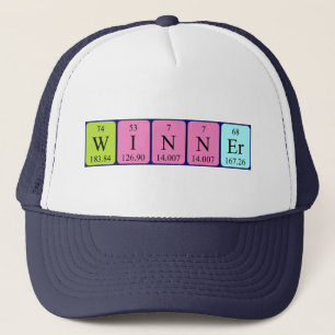 Winner periodic table name hat