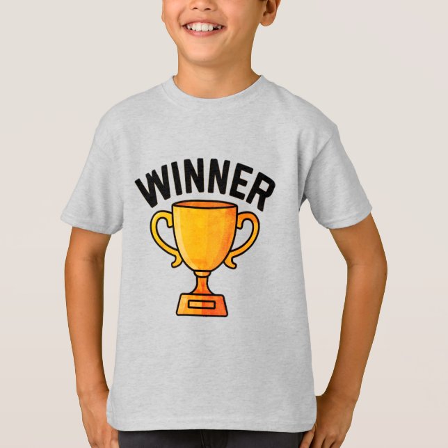 winner print  T-Shirt (Front)