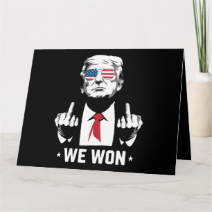 Winner Trump We Won Inauguration Day 47th  Card