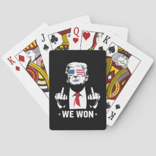 Winner Trump We Won Inauguration Day 47th Playing Cards