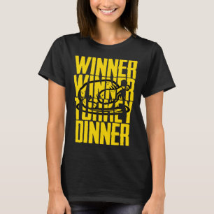 Winner Turkey Dinner Feast Joke Humor Thanksgiving T-Shirt