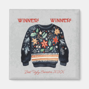 Winner! Winner! Best Ugly Sweater of 20xx Magnet