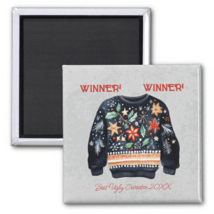 Winner! Winner! Best Ugly Sweater of 20xx Magnet