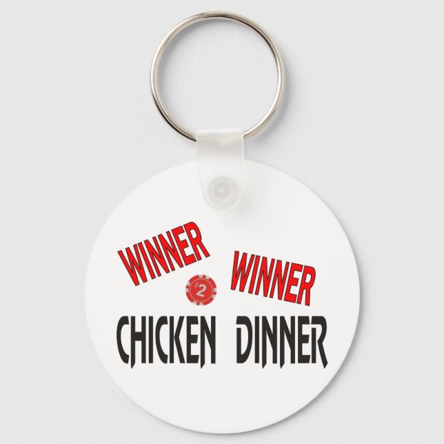 Winner Winner Chicken Dinner Keychain (Front)