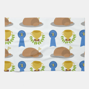 Winner Winner Chicken Dinner Pattern Kitchen Towel