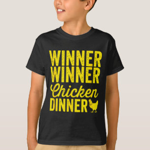 Winner Winner Chicken Dinner Silhouette (dark)  T-Shirt