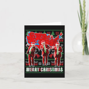 Winner Winner Christmas Dinner Santa Trump Ugly Sw Card