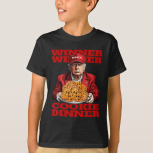 Winner Winner Cookie Dinner Funny Trump 2024 47th T-Shirt