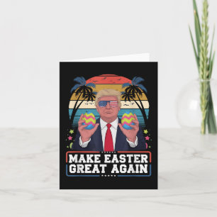 Winner Winner Easter Dinner President Trump Happy  Card