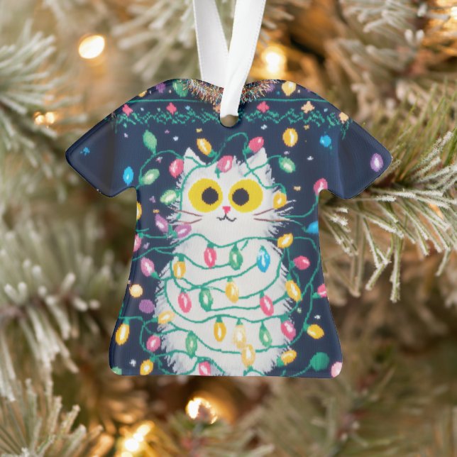 WINNER! WINNER! Tacky Christmas Sweater Contest  Ornament (Tree)