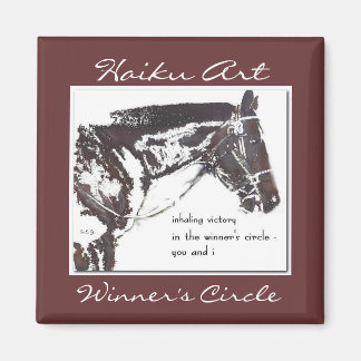 Winner's Circle Haiku Art Magnet