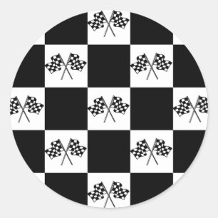 Winners Circle Stickers Auto car Racing Flags Flag
