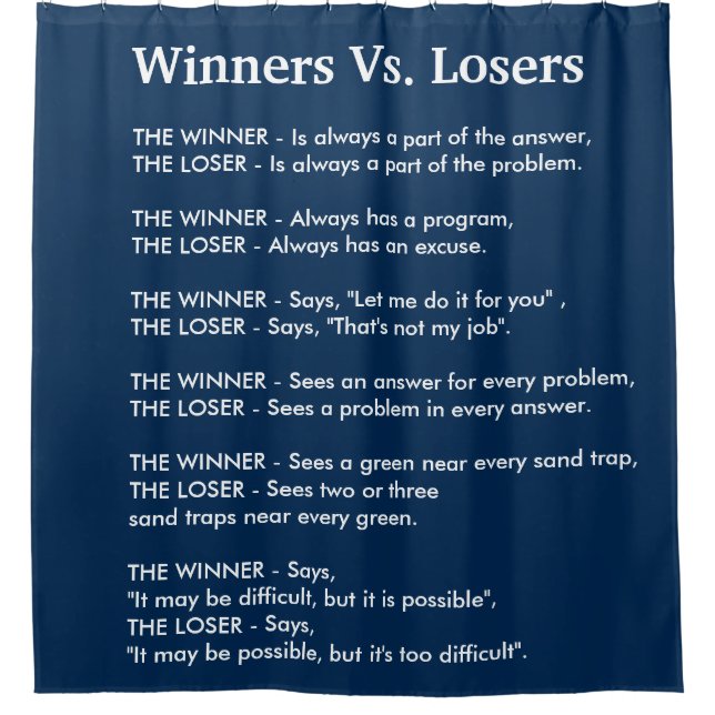 Winners Vs Losers (Front)