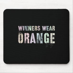 WINNERS WEAR ORANGE Summer Camp Team Colour War Ga Mouse Pad