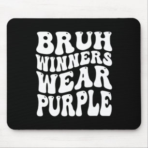 Winners Wear Purple Team Sports Day Game Spirit We Mouse Pad