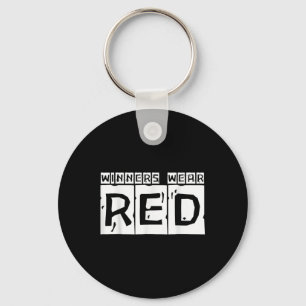 Winners Wear Red Spirit Wear Team Game Colour War Keychain