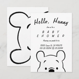 WINNIE BABY SHOWER INVITE