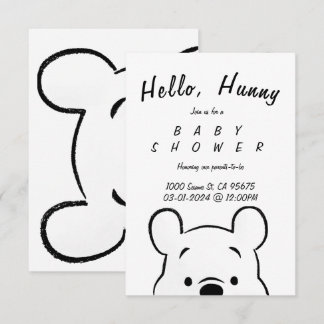 WINNIE BABY SHOWER INVITE