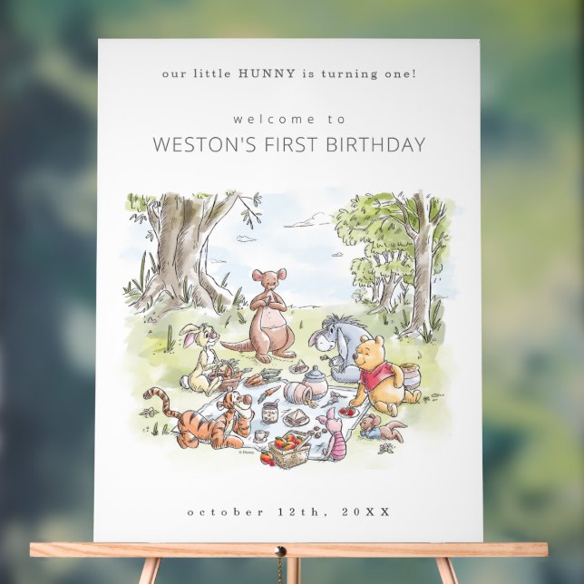 Winnie les Pooh & Pals Pique-nique 1er anniversair (Neutre)