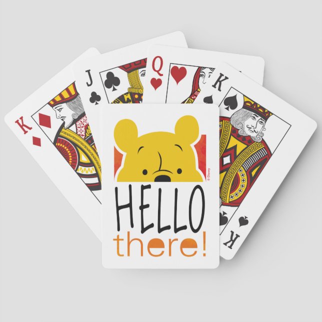 Winnie l'Ooh | Bonjour ! Jeux de cartes (dos)