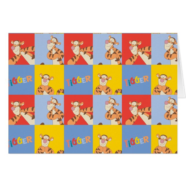 Winnie l'Ooh | Tigger Bright Mosaic Motif (Devant horizontal)