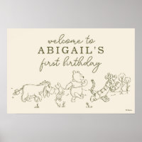 Winnie the Pooh 100 Acre Wood Birthday Arch