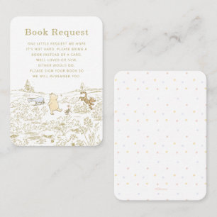 Winnie the Pooh 100 Acre Wood Book Request Insert