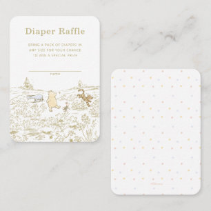 Winnie the Pooh 100 Acre Wood Diaper Raffle Insert