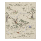 Winnie the Pooh | 100 Acre Wood Map