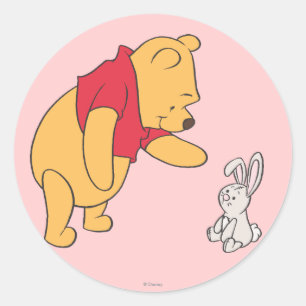 Winnie the Pooh 5 Classic Round Sticker