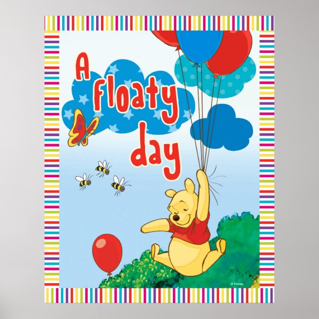 Winnie the Pooh | A Floaty Day Poster (Front)