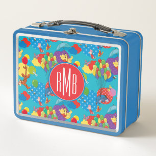 Winnie the Pooh   Among the Balloons Pattern Metal Lunch Box