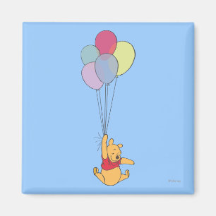 Winnie the Pooh and Balloons Magnet
