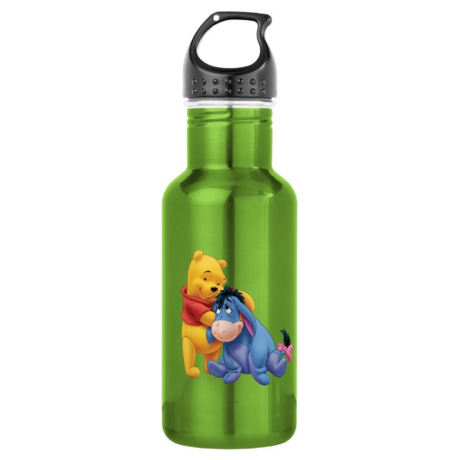 Winnie the Pooh and Eeyore 2 532 Ml Water Bottle (Front)