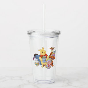Winnie the Pooh and Friends   Easter Graphic Acrylic Tumbler