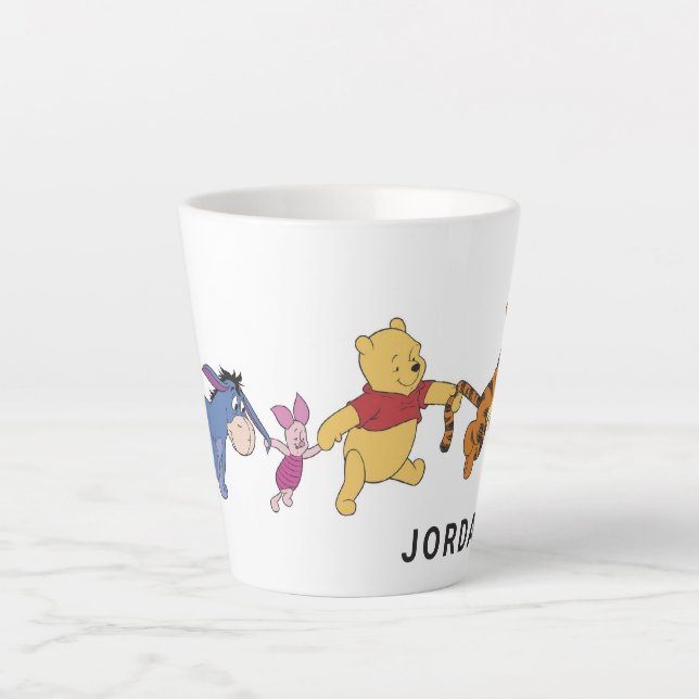 Winnie the Pooh and Friends Latte Mug (Front)