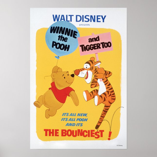 Winnie the Pooh and Tigger Too | Movie Poster (Front)