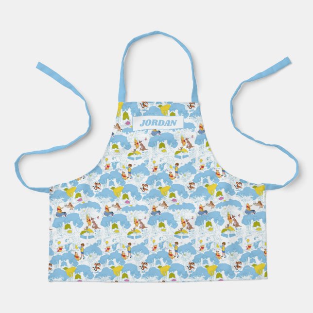 Winnie the Pooh | At the Honey Tree Pattern Apron (Front)