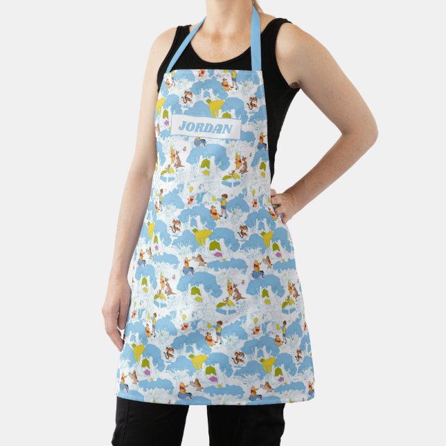 Winnie the Pooh | At the Honey Tree Pattern Apron (Insitu)