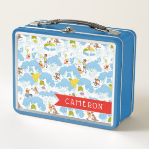 Winnie the Pooh   At the Honey Tree Pattern Metal Lunch Box