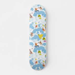 Winnie the Pooh   At the Honey Tree Pattern Skateboard