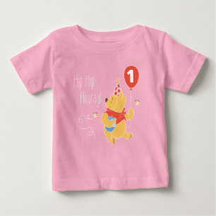 Winnie the Pooh Baby Girl - First Birthday T-Shirt