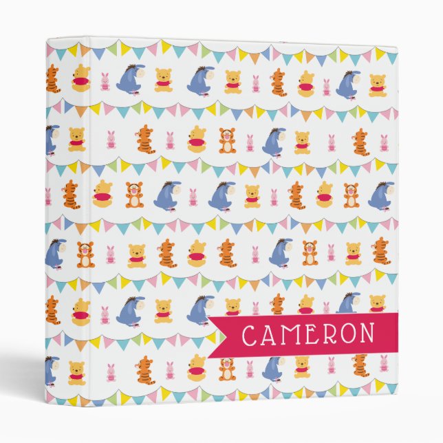 Winnie the Pooh | Baby Party Pattern Binder (Front/Spine)