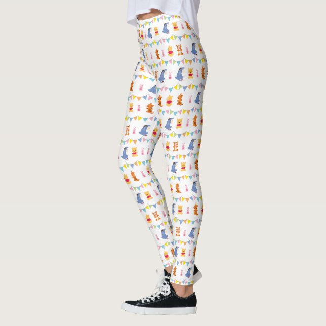 Winnie the Pooh | Baby Party Pattern Leggings (Left)