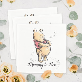 Winnie the Pooh Baby Shower | Mommy to Bee Napkin