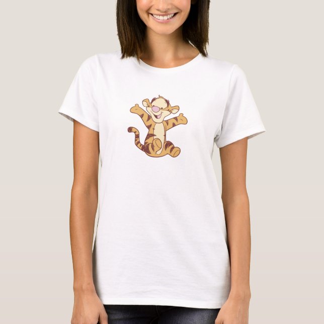 Winnie The Pooh Baby Tigger Sitting T-Shirt (Front)