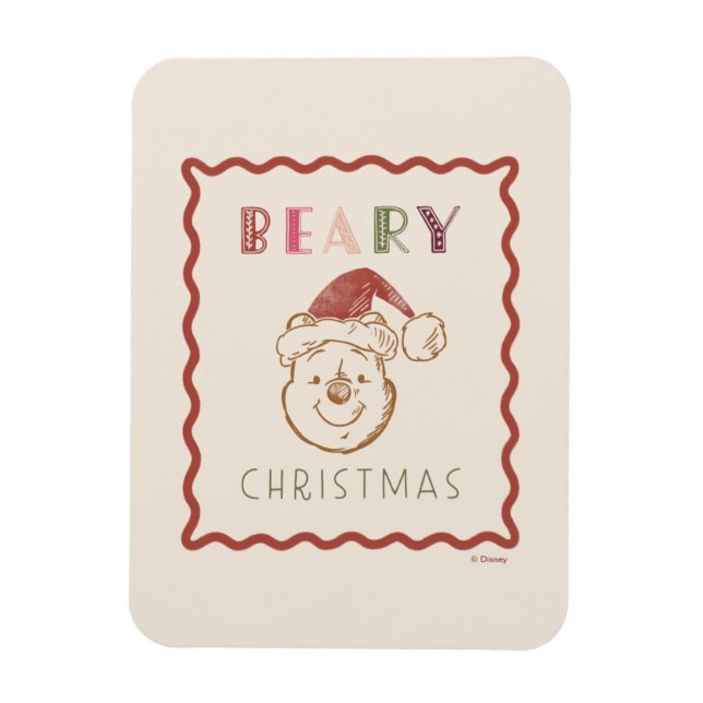 Winnie the Pooh | Beary Christmas Magnet (Vertical)