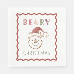 Winnie the Pooh   Beary Christmas Napkin